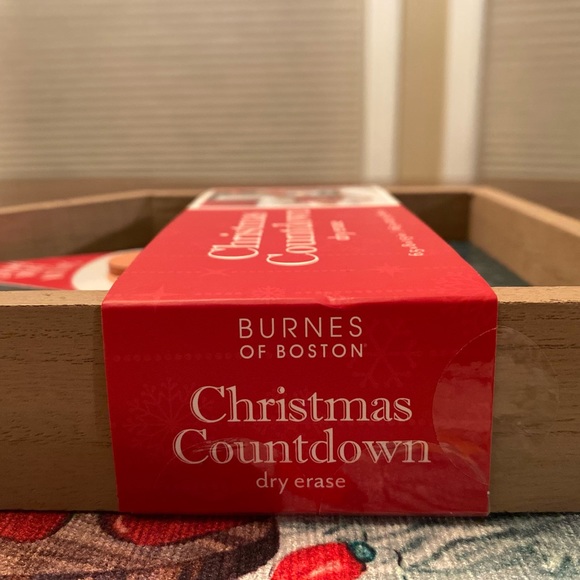 Christams Gnome Countdown Calendar, Tabletop Shelf or Wall Sign, Dry Erase - Picture 5 of 15